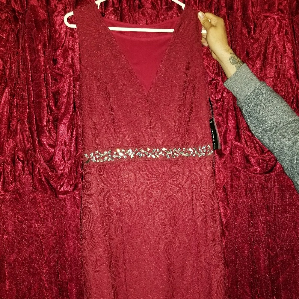 Red dress